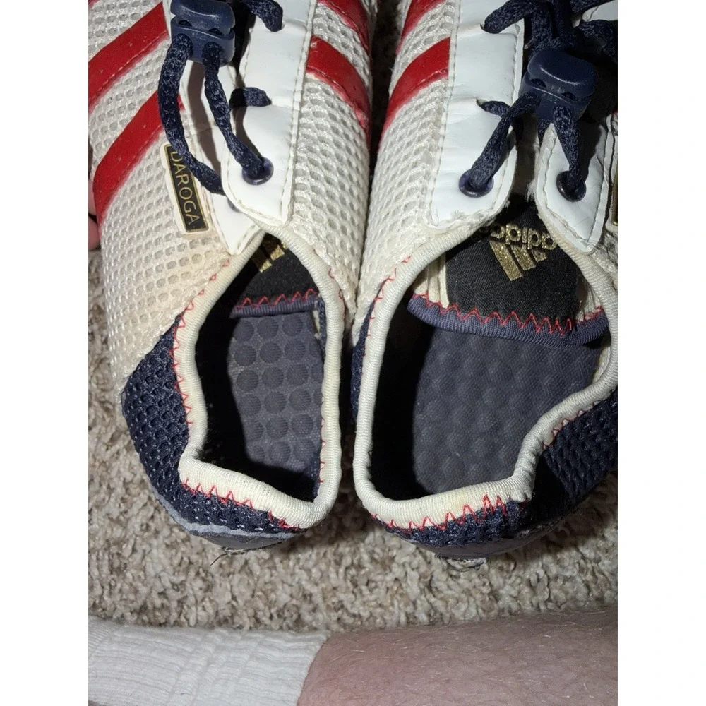 Adidas‎ Daroga Men's Size 10 White Red Blue USA Mesh Vintage 2004 RARE
